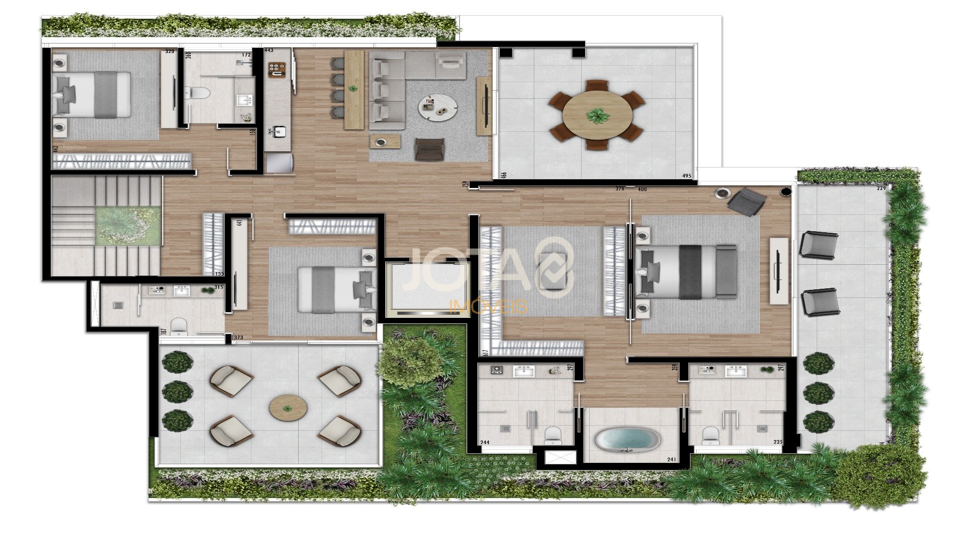 COBERTURA DUPLEX NOVA NO BATEL COM 04 SUITES - REVENDA HANAMI
