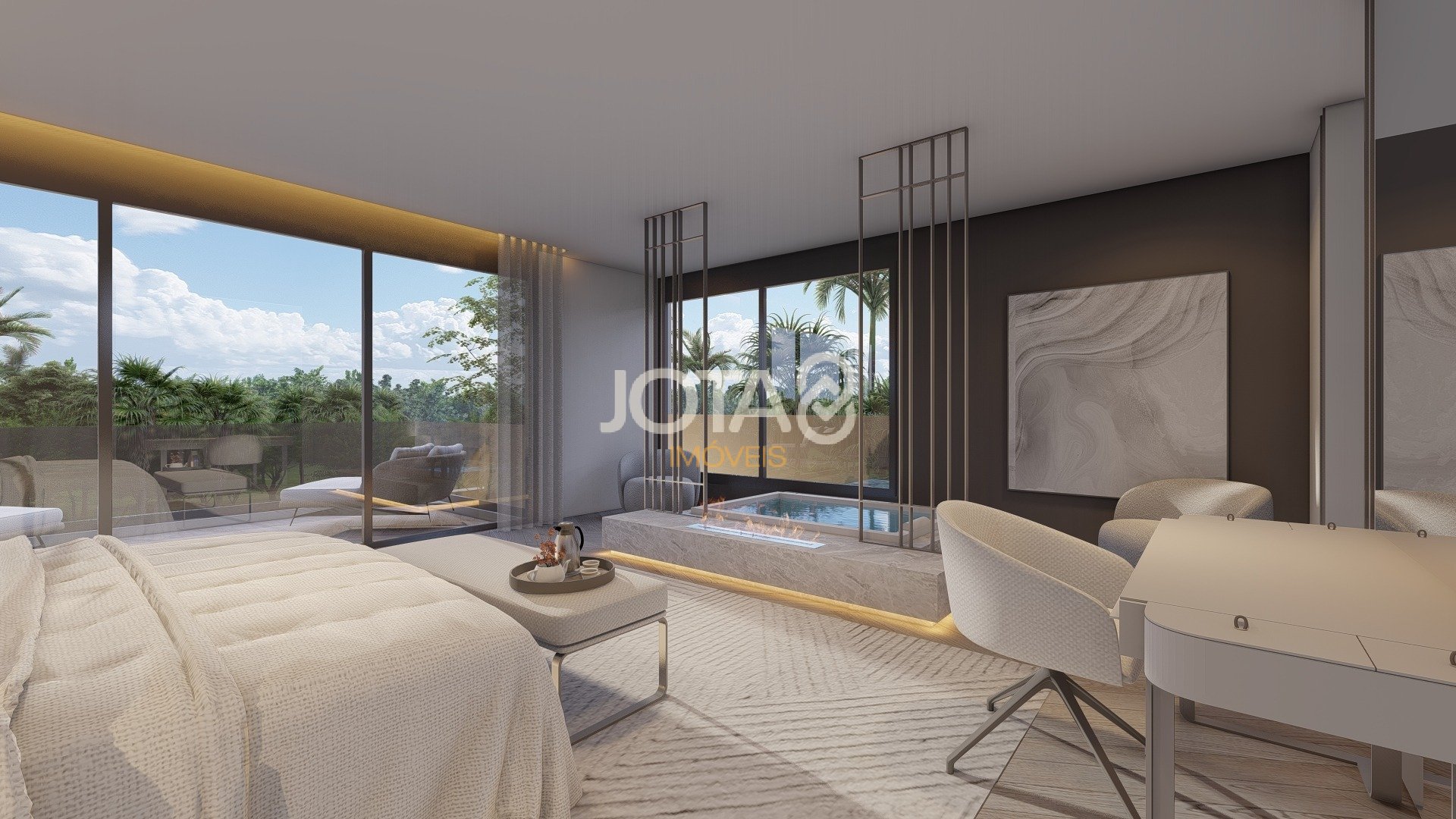 CASA EM CONDOMÍNIO COM 5 SUÍTES, PISCINA AQUECIDA E AMPLO JARDIM