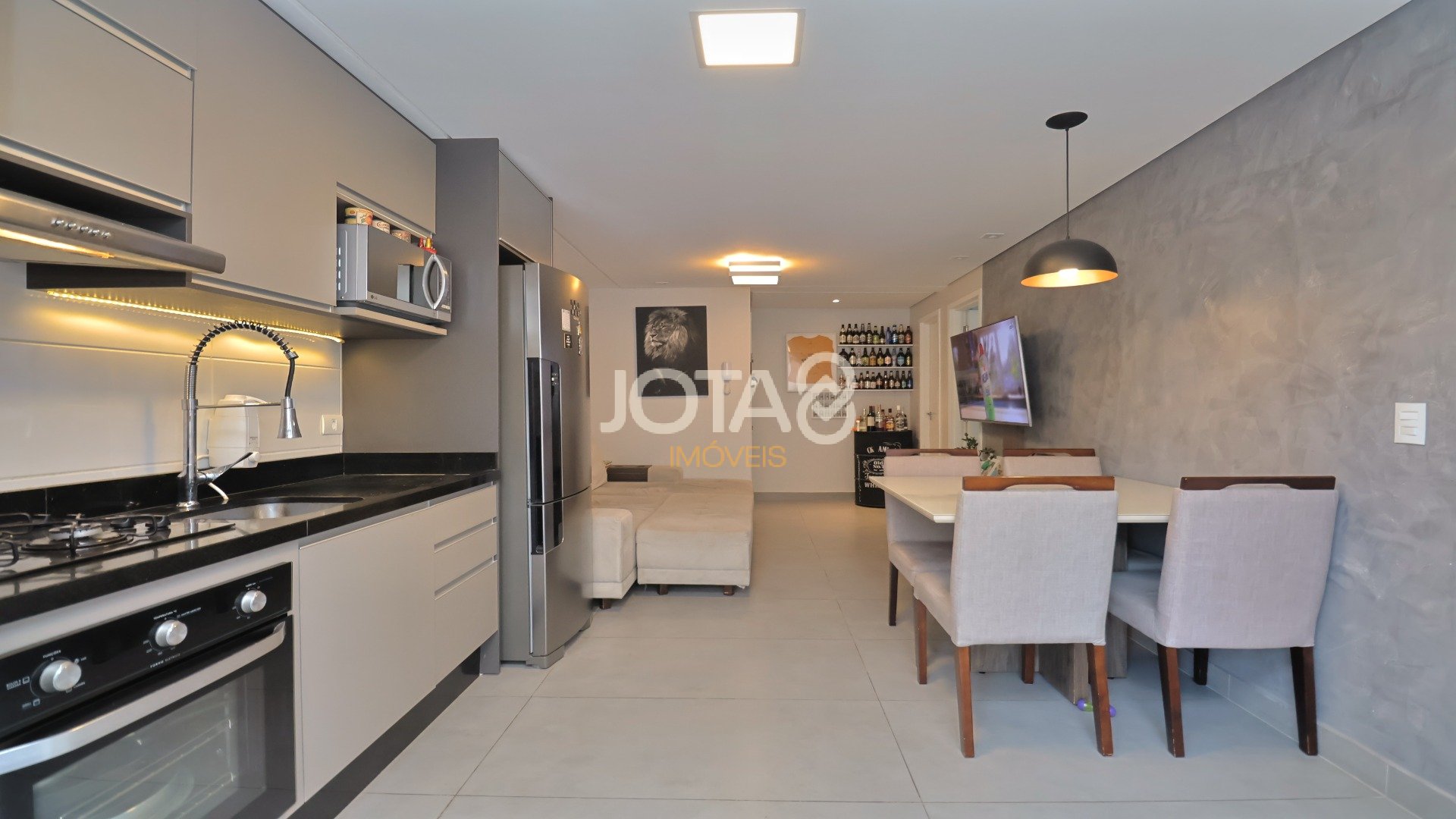 APTO FACE NORTE MOBILIADO COM 2 QUARTOS ECOVILLE