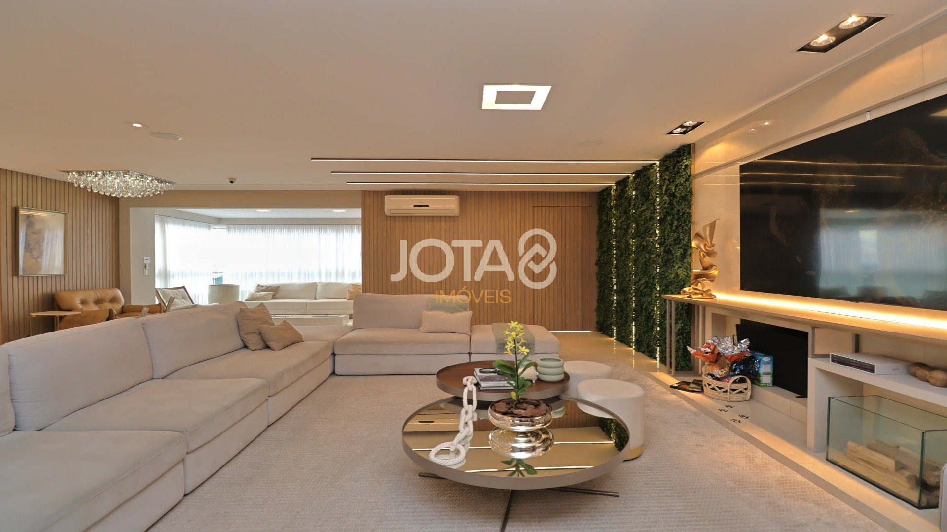 Foto de destaque Maravilho apartamento com 4 suítes mobiliado no ecoville