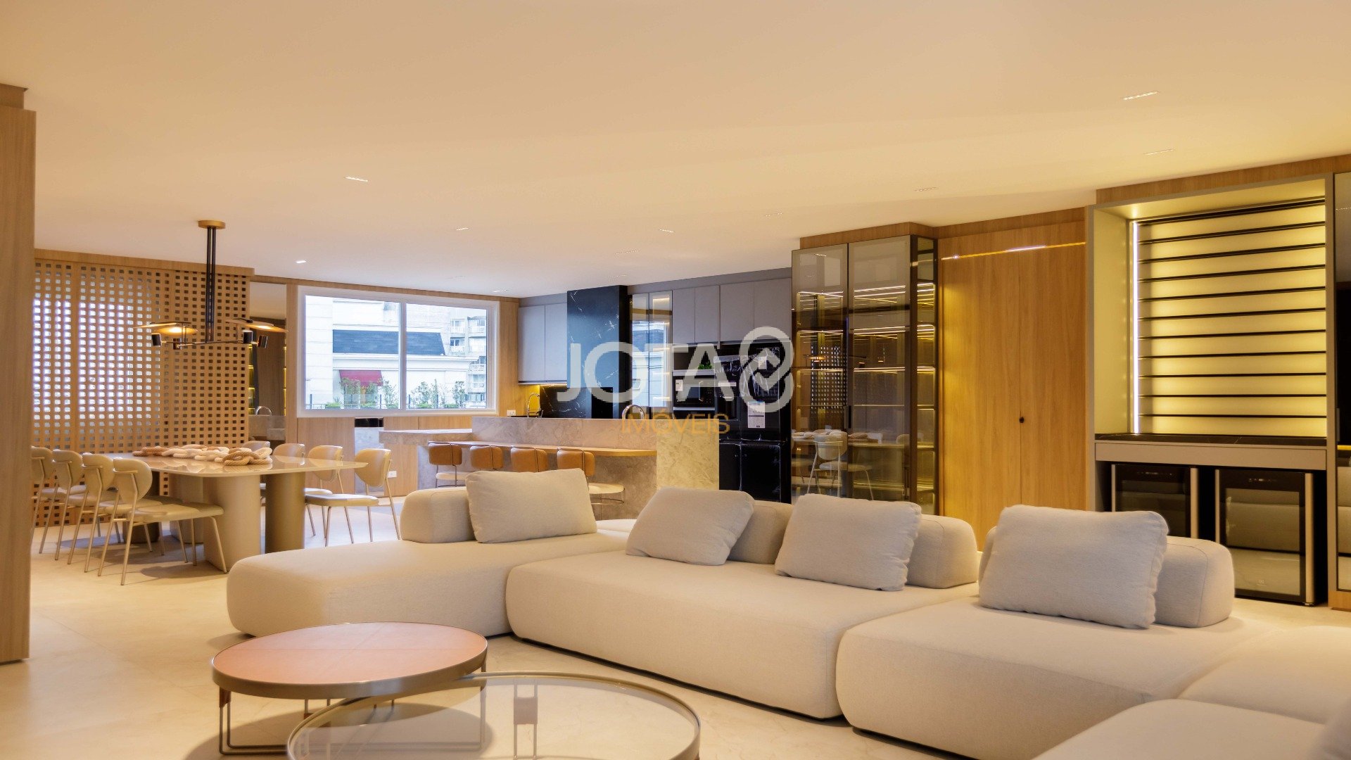 Foto de destaque Sofisticado apartamento com 3 suítes no condomínio clube the island