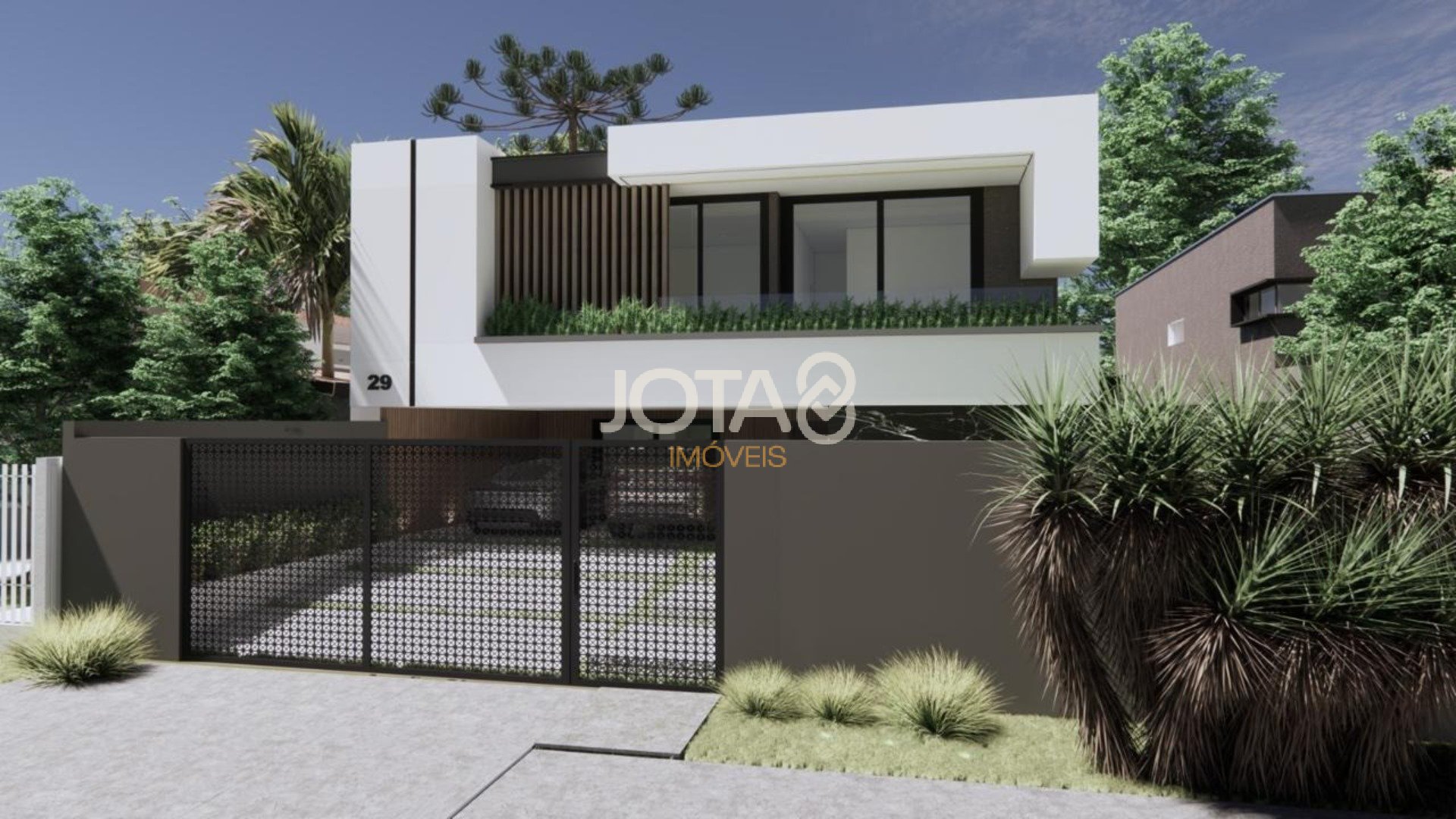 Foto de destaque Casa nova 4 suites com piscina ao lado do parque barigui