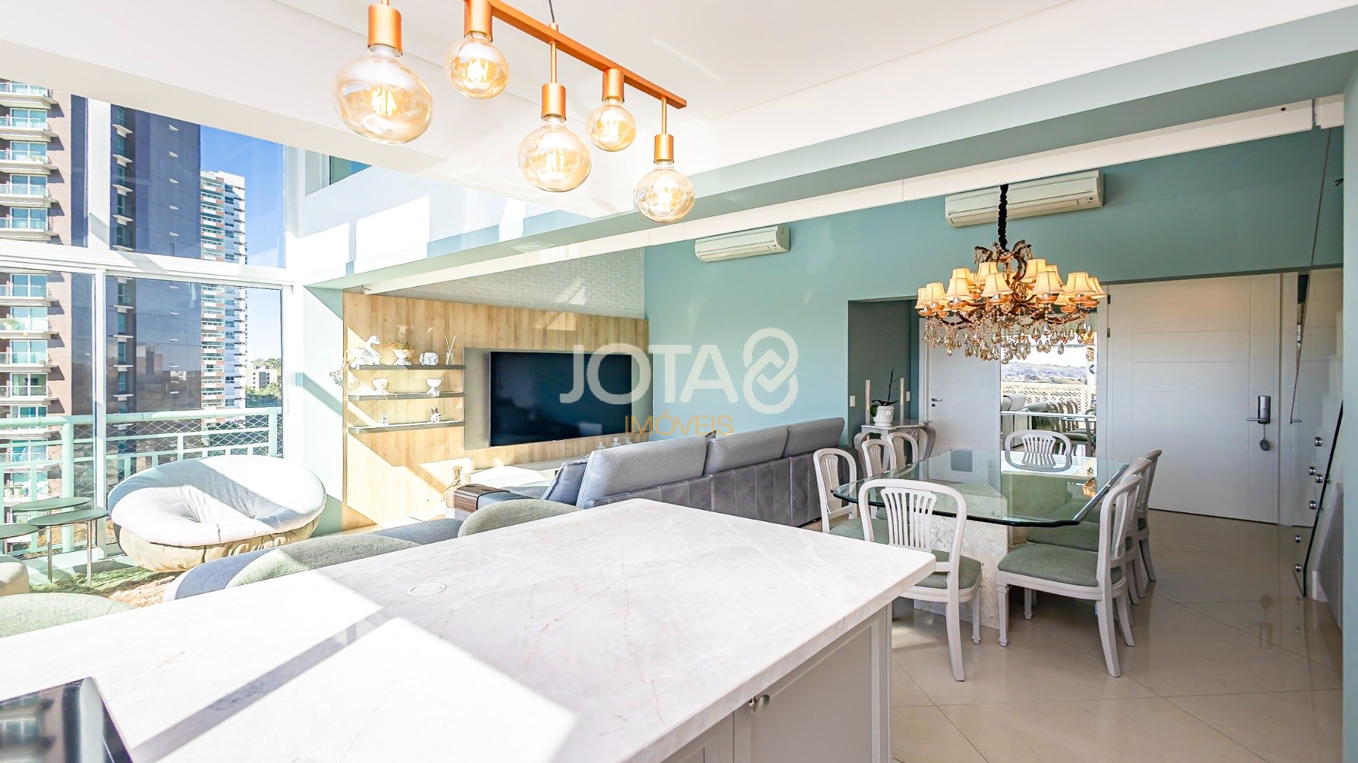 APARTAMENTO ECOVILLE COM 3 QUARTOS E VISTA DEFINITIVA!