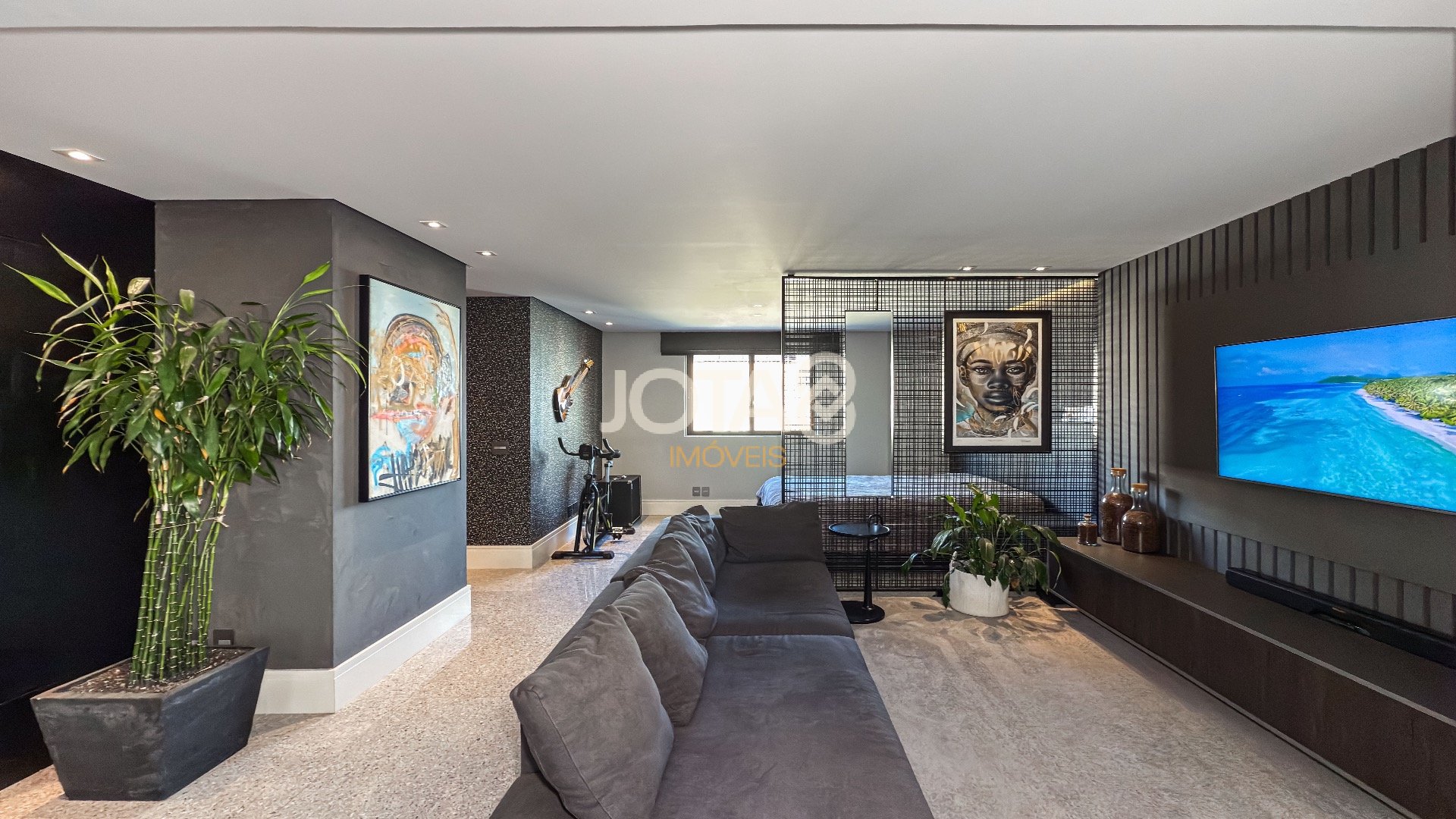Foto de destaque Apartamento de 1 quarto suíte mobiliado no batel