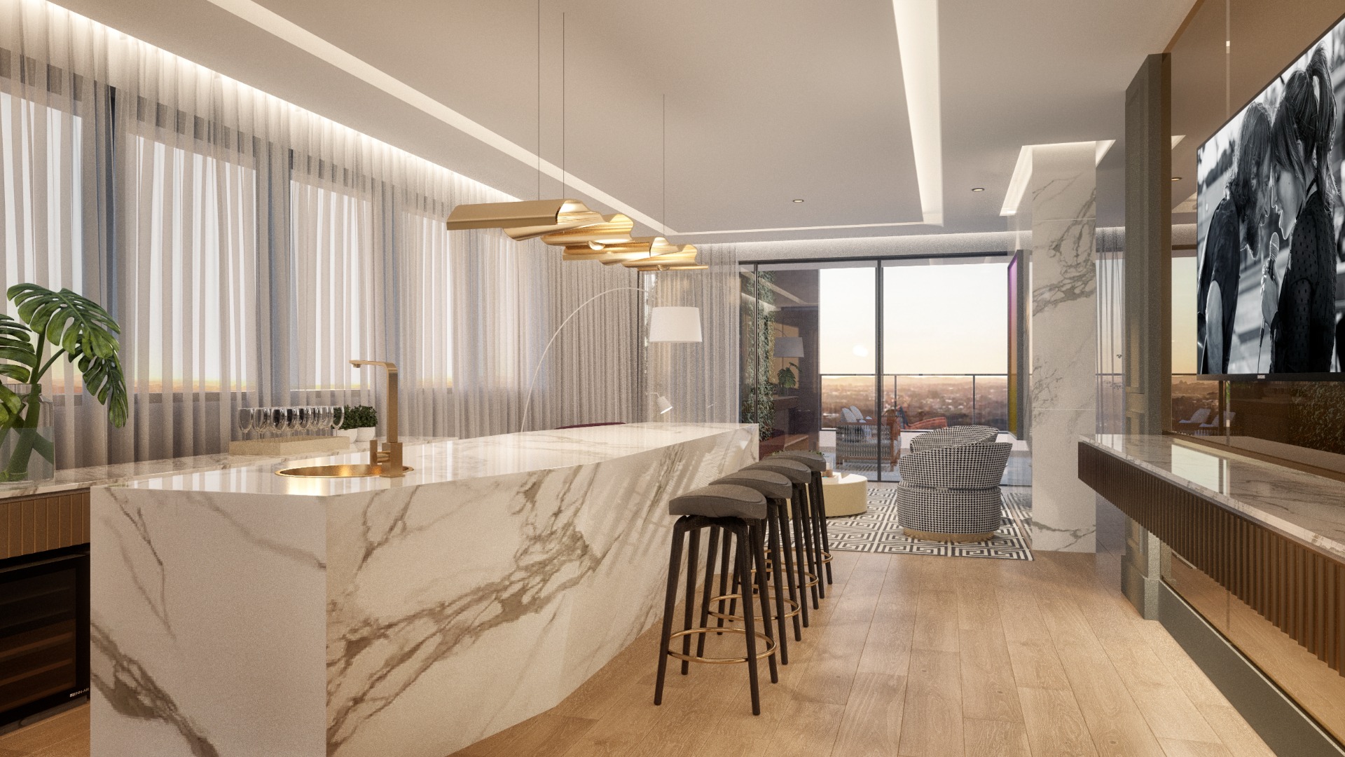 APARTAMENTO COM VISTA INCRÍVEL PARA O PARQUE BARIGUI